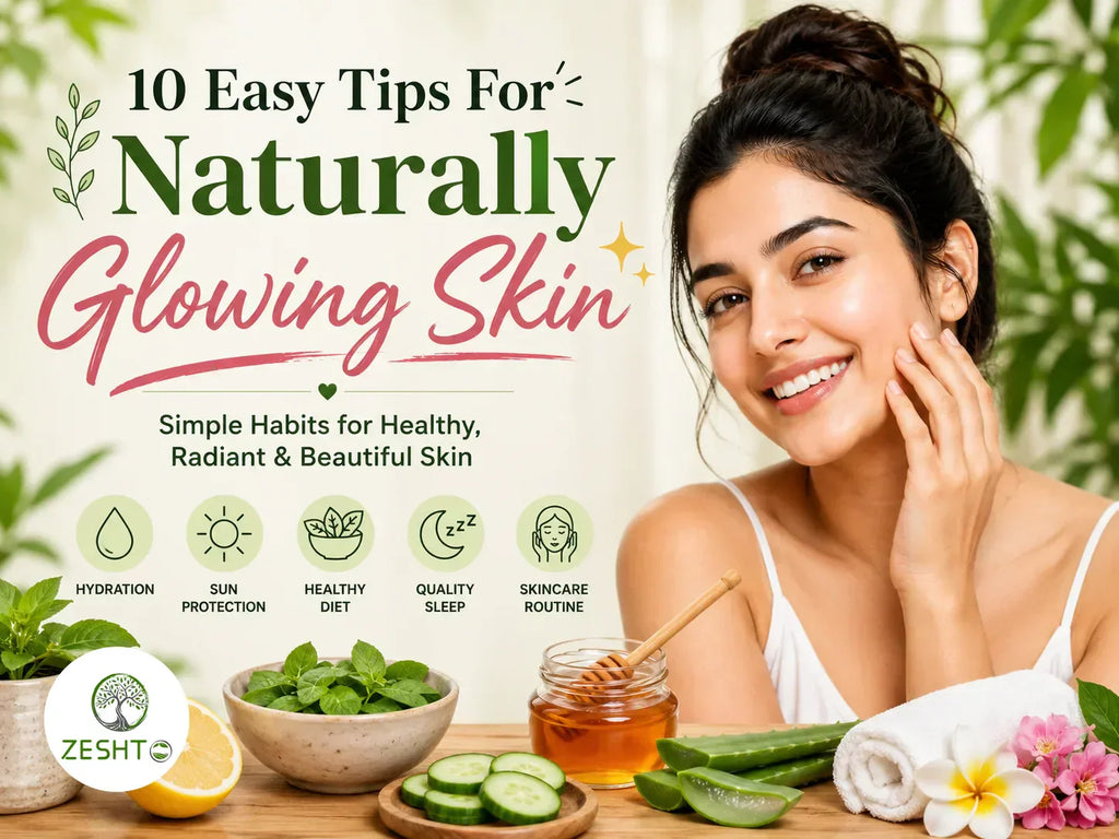 10 Natural Glowing Skin Tips for Healthy and Radiant Skin